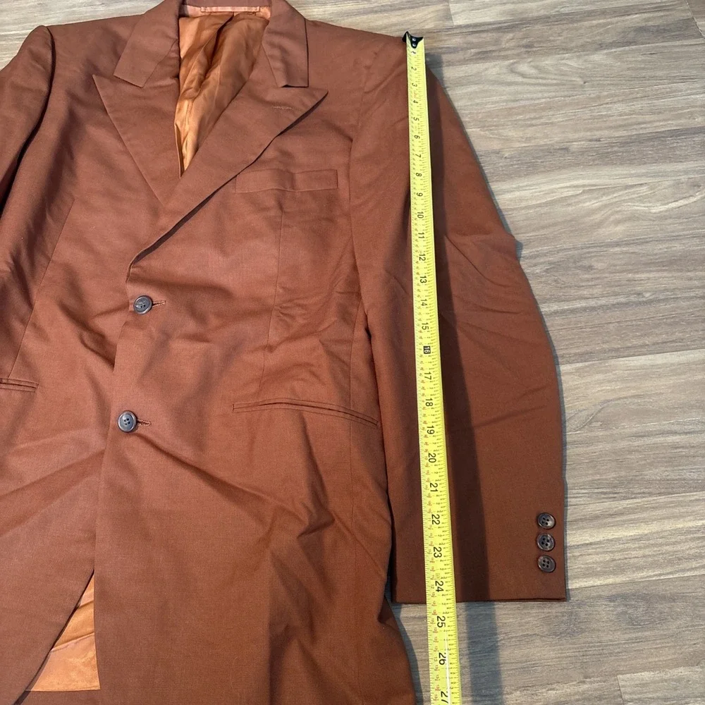 Vintage Walter-Morton Louis Boston Blazer Brown 2 Button Sport Coat 42R 0787